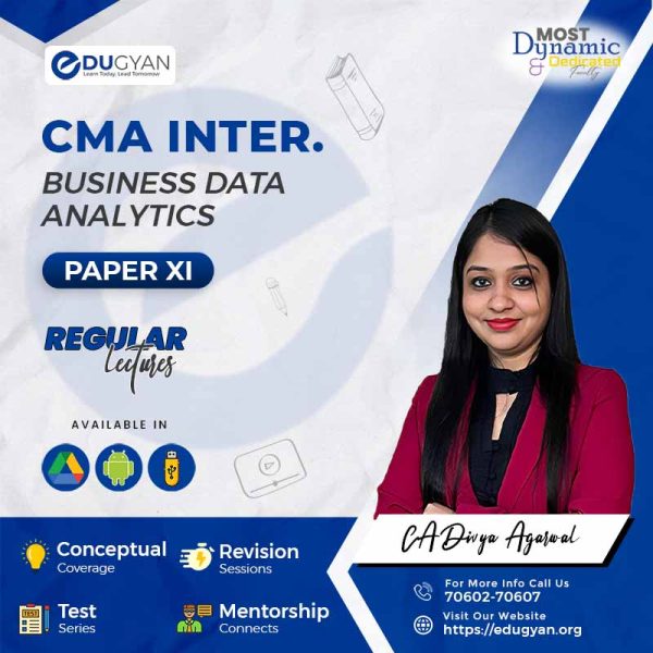 CMA Business Data Analytics (BDA) By CA Divya Agarwal (2022 Syllabus)