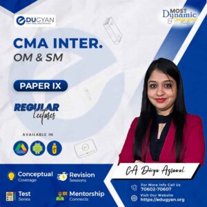 CMA Inter OM & SM By CA Mohit Agarwal & CA Divya Agarwal