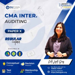 CMA Inter Auditing By CA Jyoti Garg (2022 Syllabus)