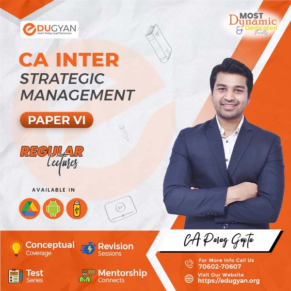 CA Inter Strategic Management (SM) By CA Parag Gupta (New Syllabus)