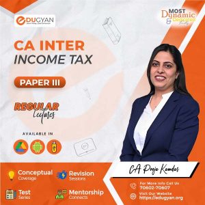 CA Inter Direct Tax By CA Pooja Kamdar