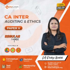 CA Inter Auditing & Ethics By CA Pradnya Mundada