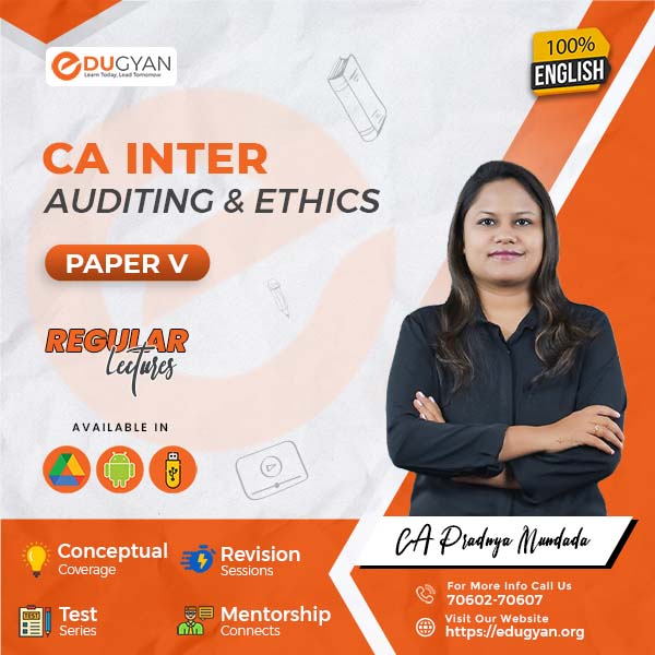 CA Inter Auditing & Ethics By CA Pradnya Mundada