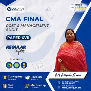 CMA Final Cost & Management Audit By CA Priyanka Saxena (2022 Syllabus)