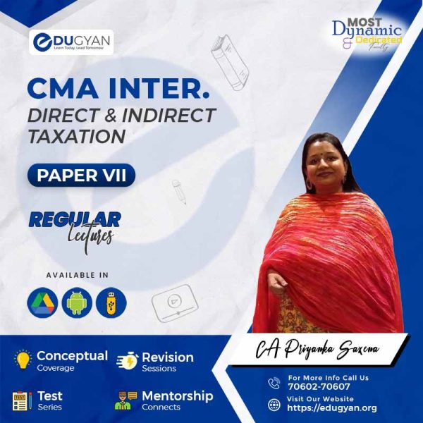 CMA Inter Direct & Indirect Taxation By CA Nikunj Goenka