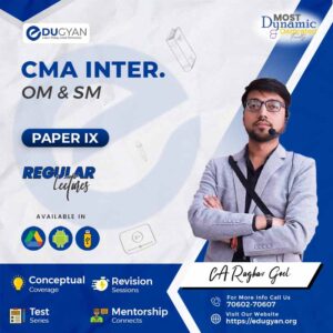 CMA Inter OM & SM By CA Raghav Goel (2022 Syllabus)