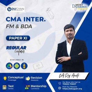CMA Inter Financial Management & Business Data Analytics (FM & BDA) By CA Raj Awate