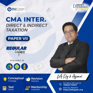 CMA Inter Direct & Indirect Taxation By CA Raj K Agrawal (2022 Syllabus)