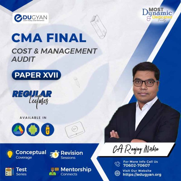 CMA Final Cost & Management Audit By CA Ranjay Mishra