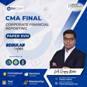 CMA Final Corporate Financial Reporting (CFR) By CA Ranjay Mishra