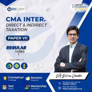 CMA Inter DT & IDT Combo By Prof Saleem Quraishee