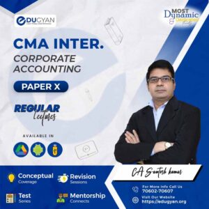 CMA Inter Corporate Accounting By CA Santosh Kumar