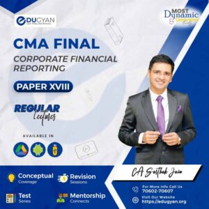 CMA Final Corporate Financial Reporting (CFR) By CA Sarthak Jain