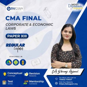 CMA Final Corporate & Economic Law By CA Shivangi Agrawal (English)