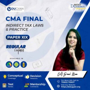 CMA Final Indirect Taxation (IDT) By CA Sonal Mam