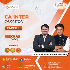 CA Inter Taxation Combo By CA Vijay Sarda & CA Yashvant Mangal (New Syllabus)