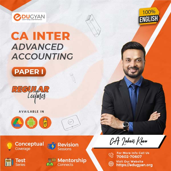 CA Inter Advanced Accounting By CA Zubair Khan