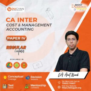 CA Inter Cost & Management Accounting By CA Amit Manek (New Syllabus)