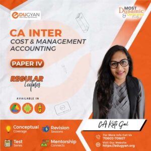 CA Inter Cost & Management Accounting By CA Kriti Goel (English) (New Syllabus)