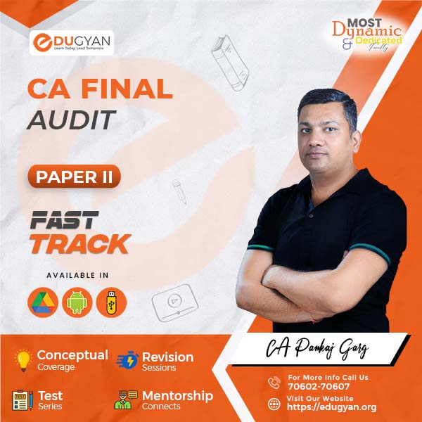 CA Final Advanced Auditing & PE Fast Track By CA Pankaj Garg (New Syllabus)
