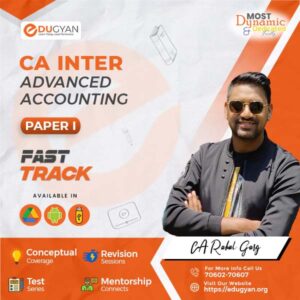 CA Inter Advance Accounting Fast Track By CA Rahul Garg (New Syllabus)