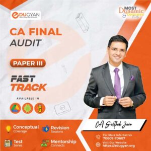 CA Final Audit Faster Batch By CA Sarthak Jain (New Syllabus)