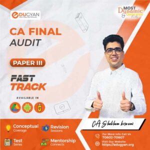 CA Final Audit Fast Track By CA Shubham Keswani (New Syllabus)