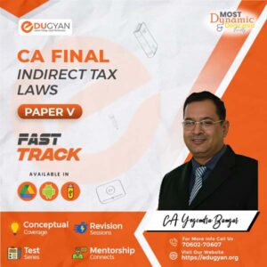 CA Final Direct Tax Laws (DT) Fast Track By CA Yogendra Bangar (English) (New Syllabus)