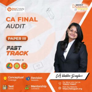 CA Final Advanced Auditing & PE Fast Track By CA Khushboo G Sanghavi (New Syllabus)