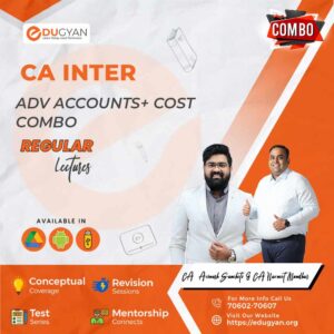 CA Inter Advance Accounts & Costing Combo By CA Avinash Sancheti & CA Navneet Mundhra (New Syllabus)
