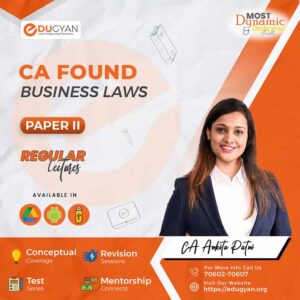CA Foundation Business Laws By CA Ankita Patni (New Syllabus)