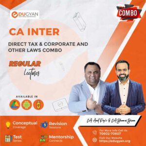CA Inter Direct Tax & Corporate And Other Laws By CA Amit Popli & CA Bhanwar Borana (New Syllabus)