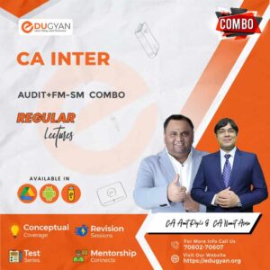 CA Inter Audit & FM-SM Combo By CA Amit Popli & CA Namit Arora (New Syllabus)