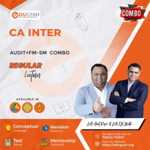 CA Inter Audit & FM-SM Combo By CA Amit Popli & CA R.K Mehta (New Syllabus)