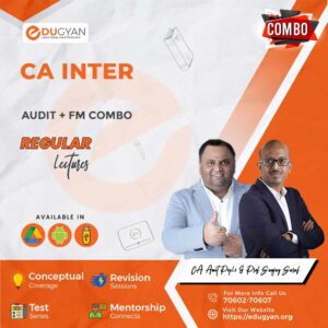 CA Inter Audit & FM Combo By CA Amit Popli & CA Sanjay Saraf (New Syllabus)