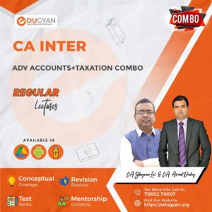 CA Inter Adv Accounts & Taxation Combo By CA Bhagwan Lal & CA Arvind Dubey (New Syllabus)