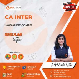 CA Inter Law & Audit Combo CA Deepika Rathi (New Syllabus)