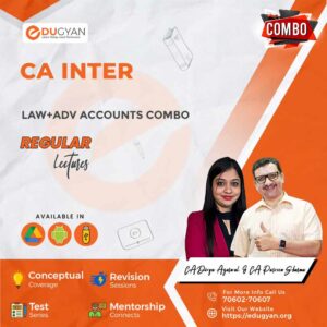 CA Inter Law & Adv Accounts Combo By CA Divya Agarwal & CA Parveen Sharma (New Syllabus)