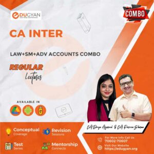CA Inter Law, SM & Adv Accounts Combo By CA Parveen Sharma & CA Divya Agarwal (New Syllabus)