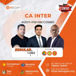 CA Inter Audit & FM-SM Combo By CA Pankaj Garg, Prof Sanjay Saraf & CA Rajat Jain (New Syllabus)