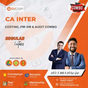 CA Inter Costing, FM-SM & Audit Combo By CA R. K. Mehta & CA Kapil Goyal (New Syllabus)