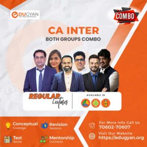 CA Inter Both Group Combo (Except SM) By CA Rajkumar, CA Sankalp Kanstiya, CA Zubair Khan, CA Shubham Keswani, CA Ankita Bora & CA Bhanwar Borana (New Syllabus)