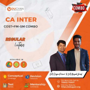 CA Inter Cost+FM-SM Combo By CA Ranjan Periwal & CA Mayank Saraf (New Syllabus)