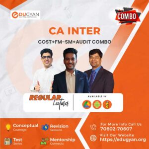CA Inter Cost+FM-SM+Audit Combo By CA Ranjan Periwal, CA Shubham Keswani & CA Mayank Saraf (New Syllabus)