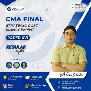 CMA Final Strategic Cost Mgt-Decision Making (SCMDM) By CA Ravi Shanker (2022 Syllabus)