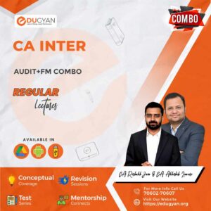 CA Inter Audit & FM Combo By CA Rishabh Jain & CA Abhishek Zaware (New Syllabus)