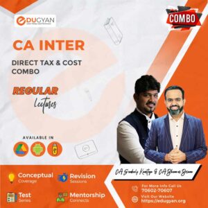 CA Inter Direct Tax & Cost By CA Sankalp Kanstiya & CA Bhanwar Borana (New Syllabus)