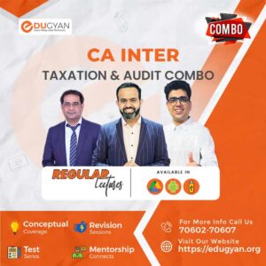 CA Inter Taxation & Audit By CA Bhanwar Borana, CA Rajkumar & CA Shubham Keswani (New Syllabus)