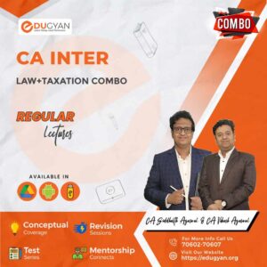 CA Inter Law & Taxation Combo By CA Siddharth Agarwal & CA Vikash Agarwal (New Syllabus)