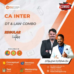 CA Inter DT & Law Combo By CA Vijay Sarda & CA Darshan Khare (New Syllabus)